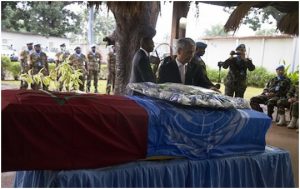 الأمم المتحدة تُكرم جندياً مغربياً ينحدر من اقليم تاونات فقد حياته في إفريقيا الوسطى