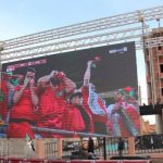 تنصيب شاشة عملاقة لمتابعة مباريات كأس إفريقيا بمدينة تاونات