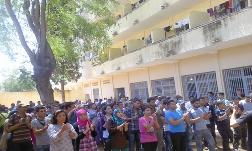 احتجاجات طالبات وطلبة على إغلاق الحي الجامعي بظهر المهراز