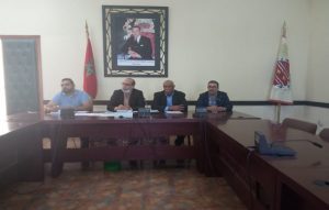 الغافولي المدير الجهوي بفاس ومراجلة مندوب ممثل اقليم تاونات بالتعاضدية العامة لموظفي الإدارات يقدمان المستجدات بخصوص منحتي الوفاة و التقاعد