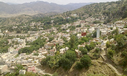منظر عام لقرية اولاد آزام