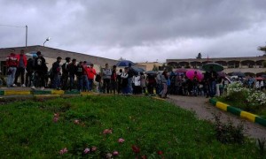 احتجاجات تلاميذية بثانوية الأمام الشطيبي بغفساي…نتيجة إضراب الأساتذة المتدربين فوج الكرامة