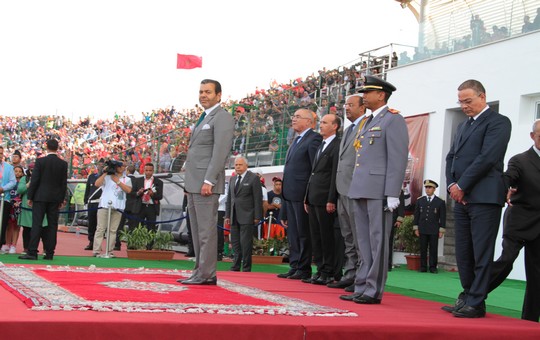 الأمير مولاي رشيد أشرف على المبارة