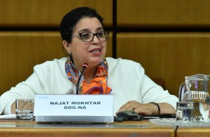 تكريم المغربية إبنة تاونات نجاة مختار أول سيدة إفريقية وعربية تتقلد منصب نائبة المدير العام للوكالة الدولية للطاقة النووية