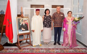 إبنة إقليم تاونات زكية الميداوي سفيرة المملكة المغربية بجمهورية بلغاريا تحتفي بعيد العرش