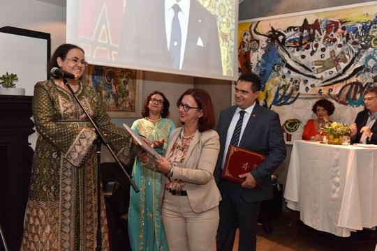 السفيرة زكية الميداوي تفتتح القنصلية الفخرية للمملكة المغربية بسكوبيي