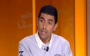 اللاعب الدولي المغربي السابق مراد فلاح ابن مدينة تاونات في زيارة دعم لفريق الاتحاد بملعب العقيد العلام‎