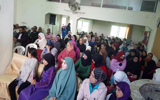 المستفيدات من النساء من خدمات جمعية الإمام بتاونات
