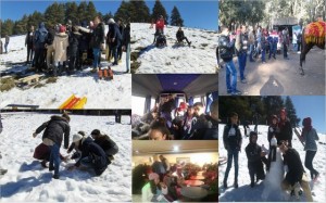 تلاميذ ثانوية الزريزر الإعدادية بتاونات في رحلة استكشافية بقلب جبال الأطلس