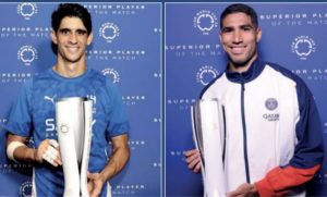 الثنائي المغربي ياسين بونو وأشرف حكيمي ضمن المرشحين لجوائز “The Best” للفيفا