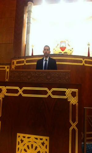 عثمان المودن رئيس المنتدى في مجلس المستشارين