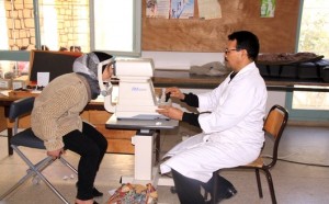 قافلة طبية ناجحة بإعدادية المغراوي بقرية با محمد