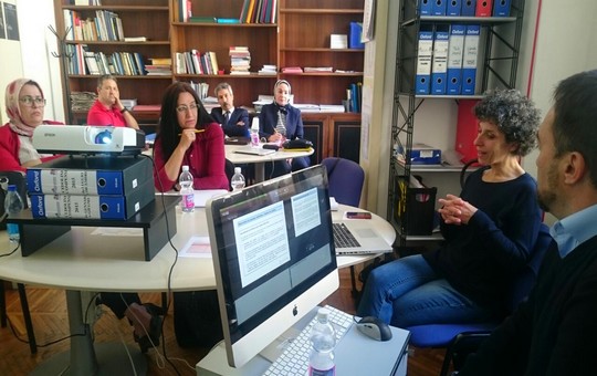 ورشة عمل لأعضاء المرصد الوطني لصورة المرأة في الإعلام بمقر مرصد إيطاليا